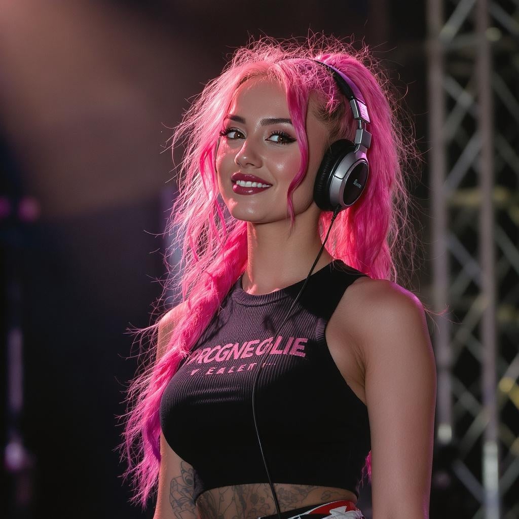 Photo Female Dj, Artwork