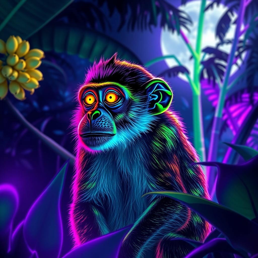 AI Vibrant Neon Design