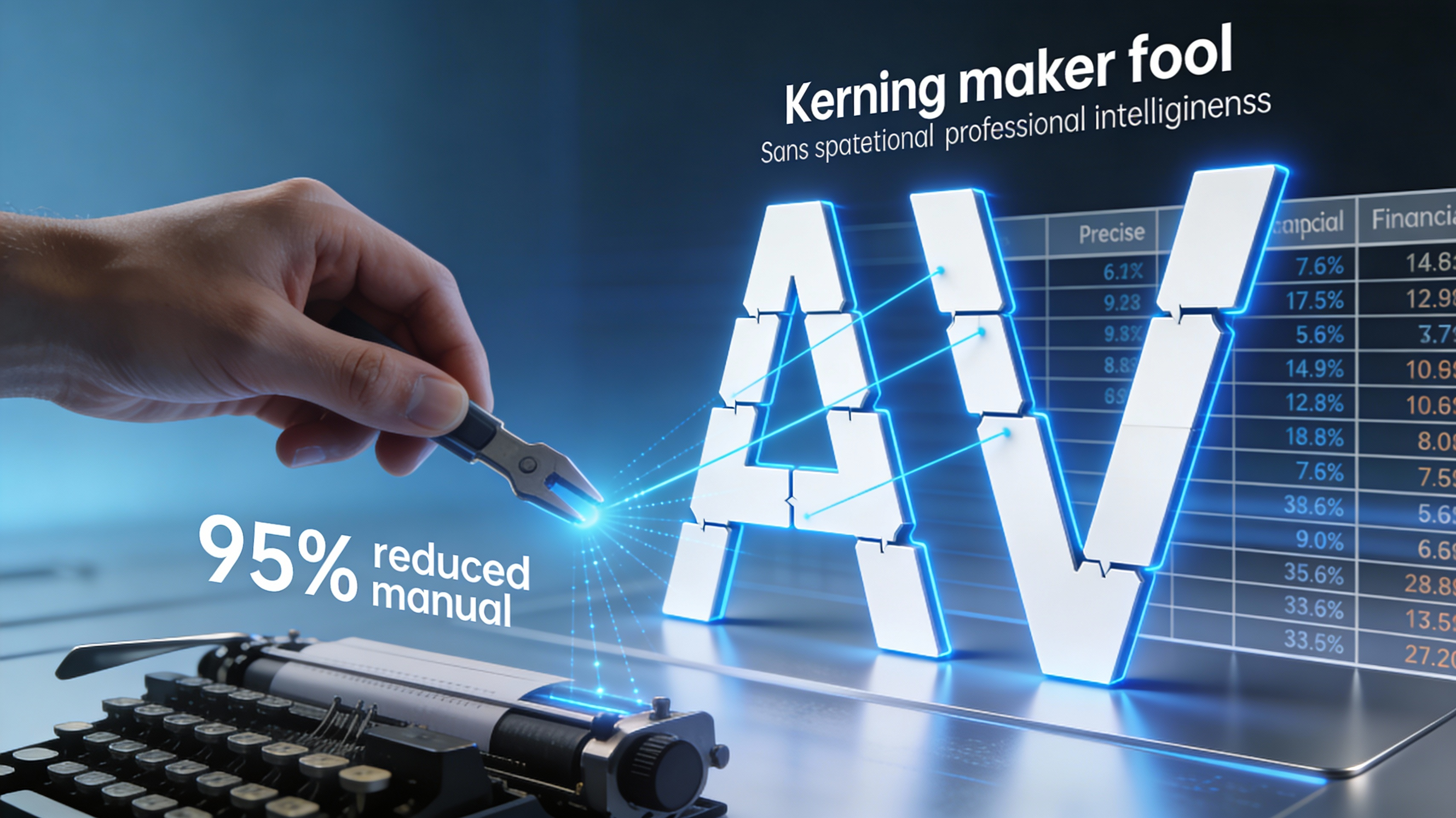 Professional-Grade Kerning Intelligence - Feature illustration