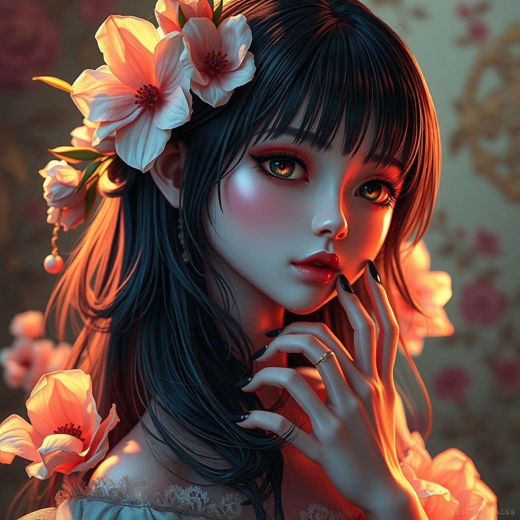 Gorgeous Anime Girl Art