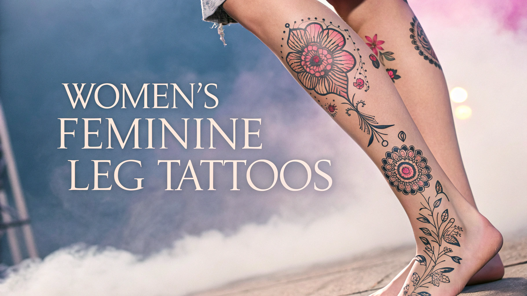 Womens Feminine Leg Tattoos - AI Tool Hero Image