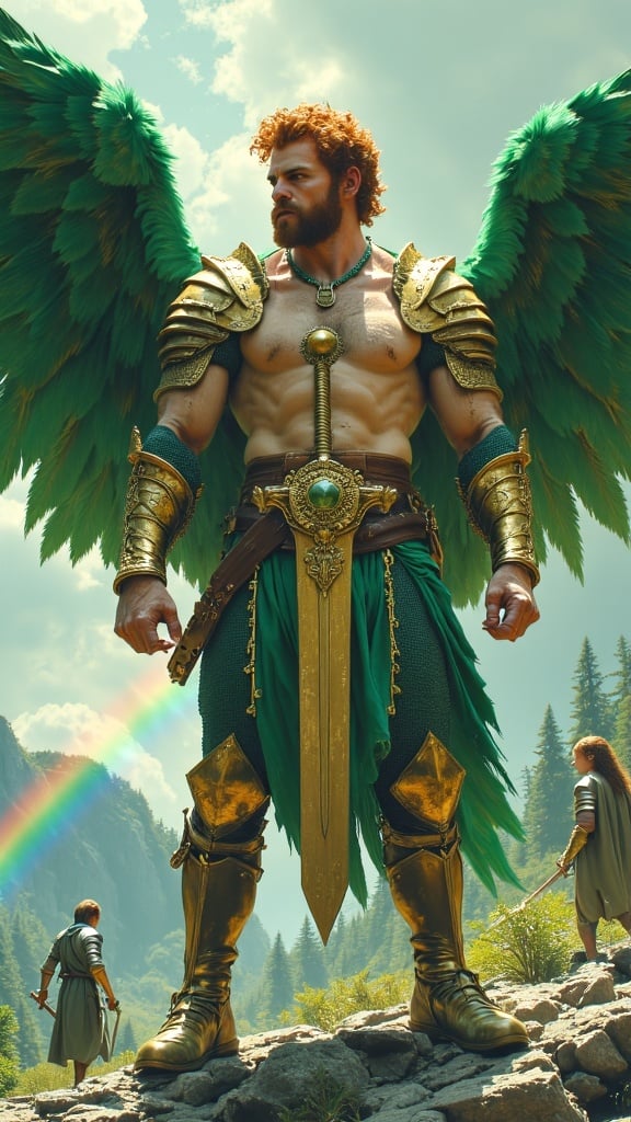 Angel Of Ireland Tall Muscular Brawny Athletic Bodybuilder Massive Muscles