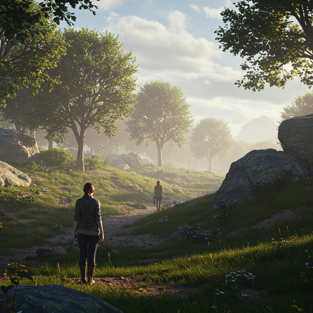 Serene Landscape Style, Artwork