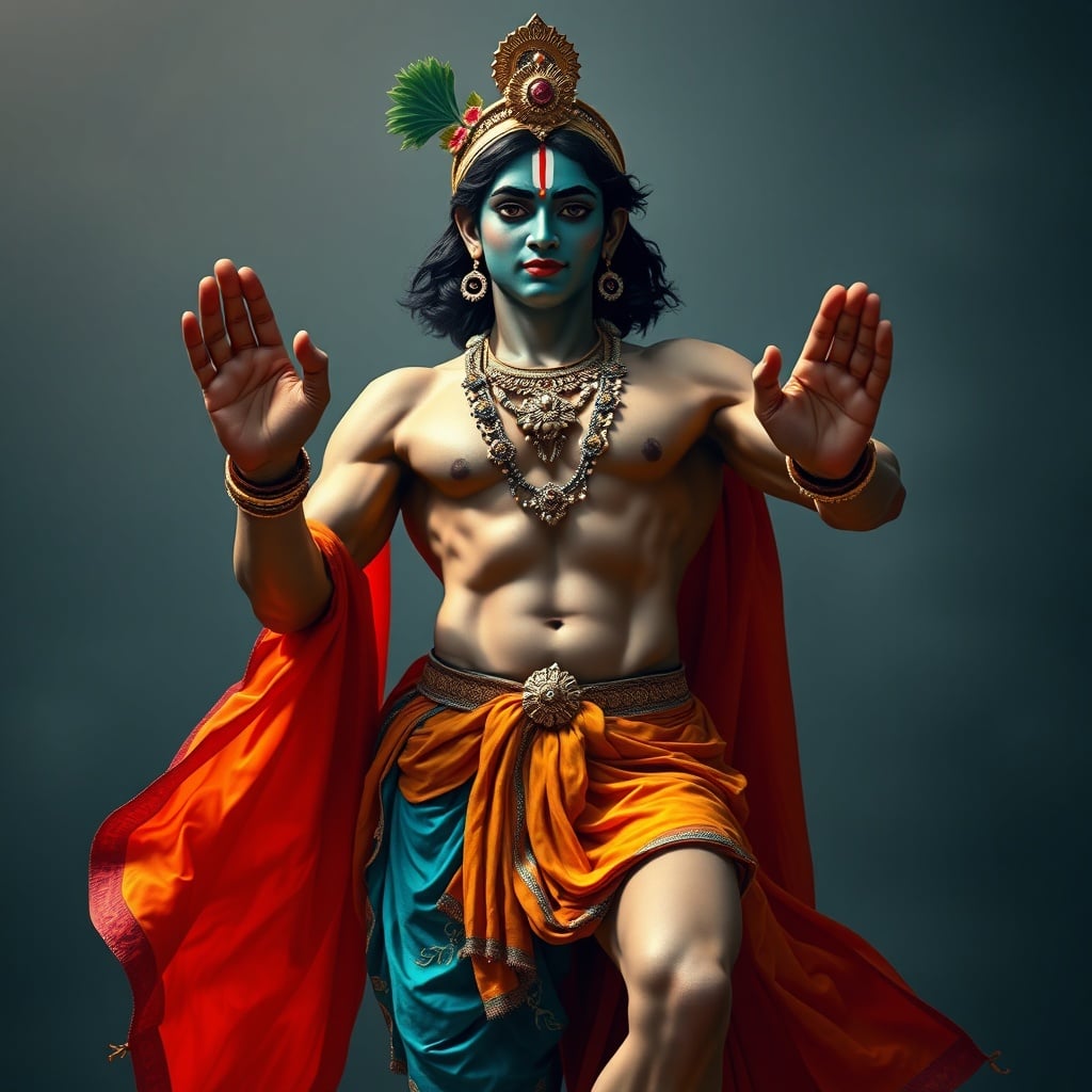 AI Krishna, Captured Design