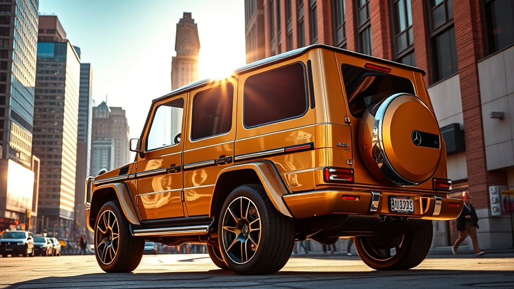 Champagne-colored Mercedes Amg Art