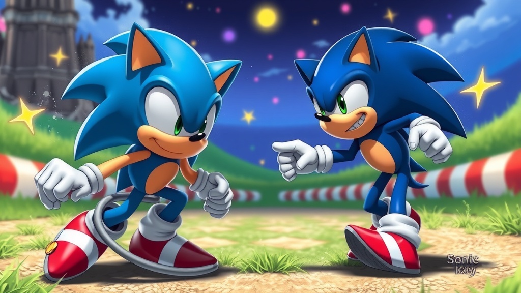 Sonic Meets Metal Sonic And Starts Fighting And Sonic Says