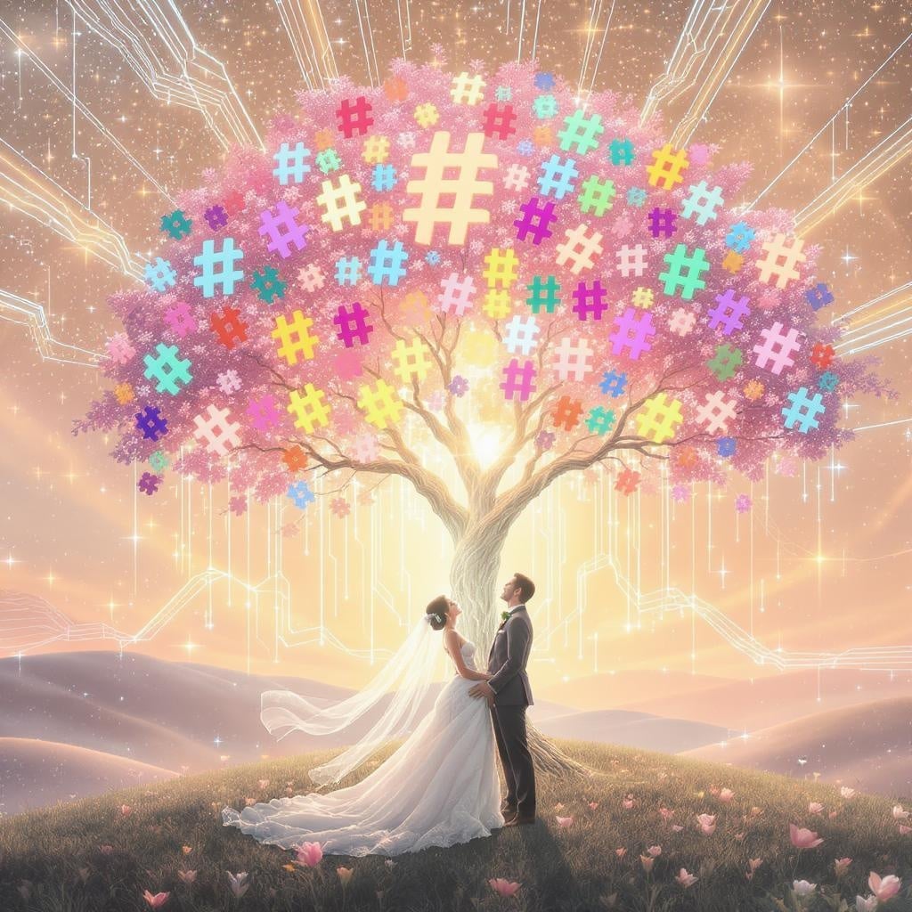 Unique & Personalized Hashtags - Feature illustration