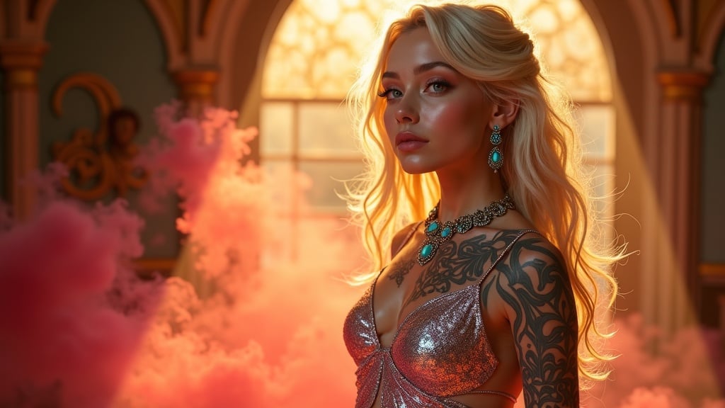 Young Girl Blonde Artwork