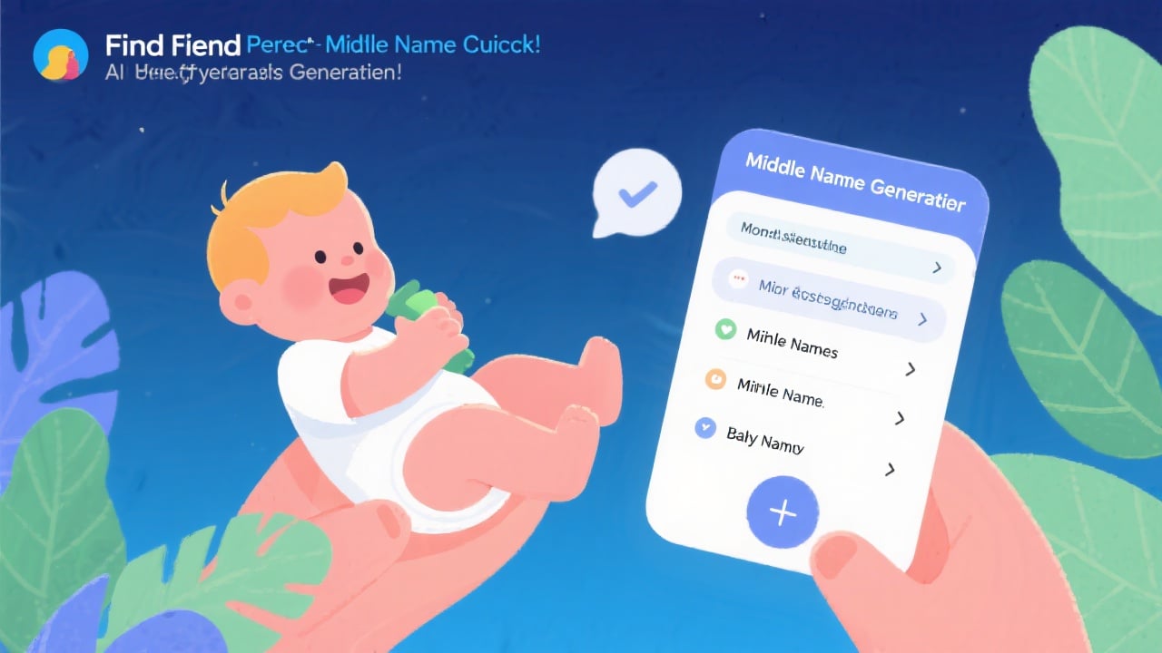 Find the Perfect Middle Name Quickly - Feature illustration