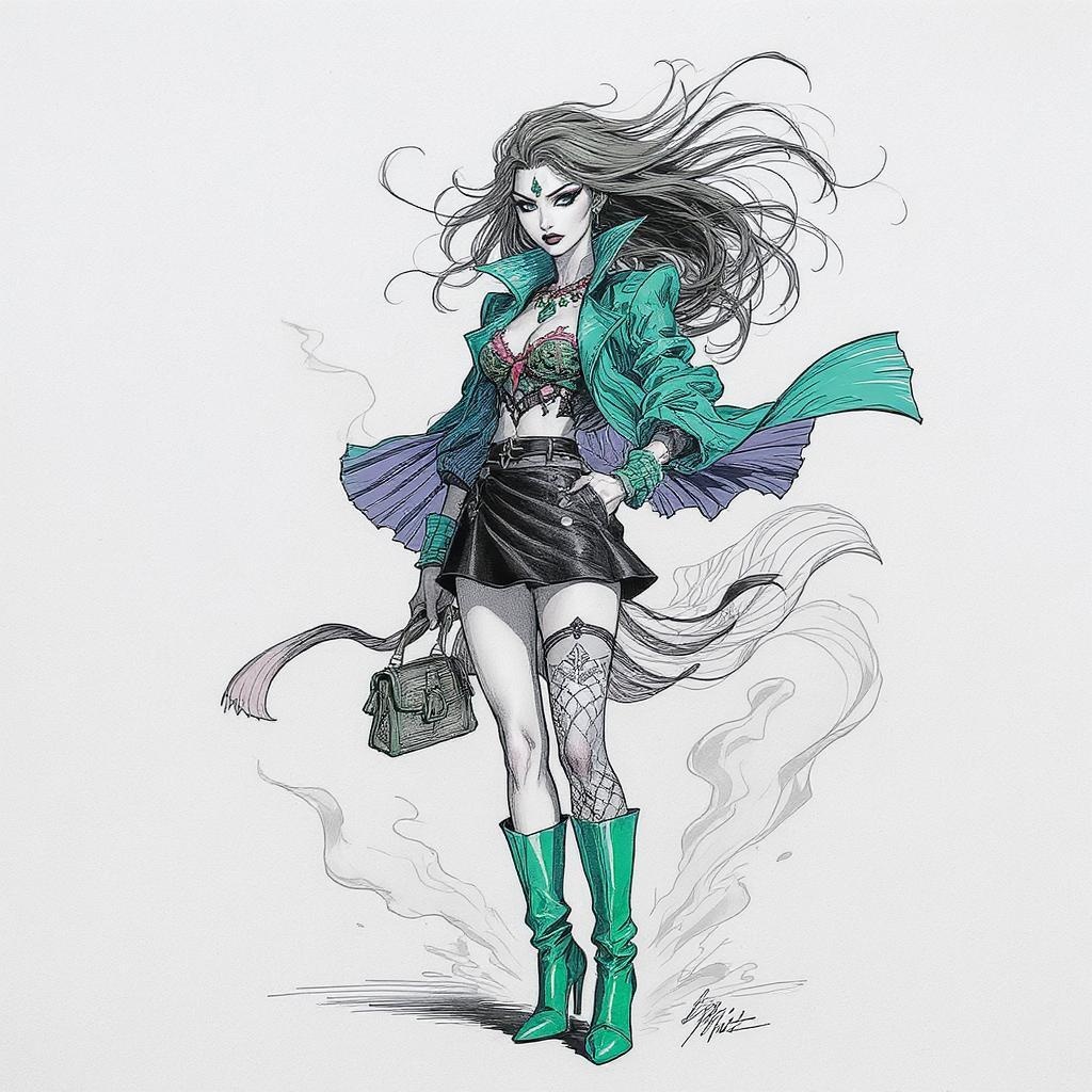 AI Short Skirt, Design