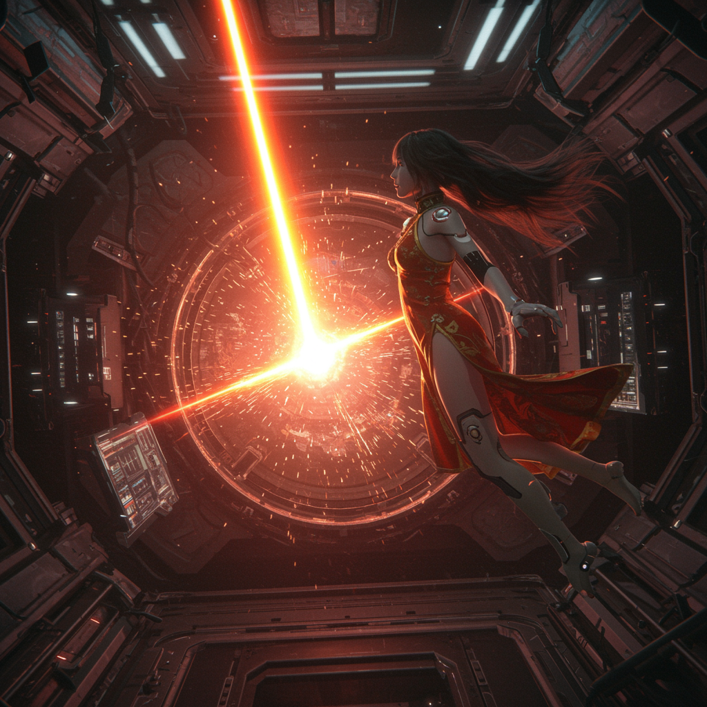 Girl Cyberpunk Prosthetics, Art