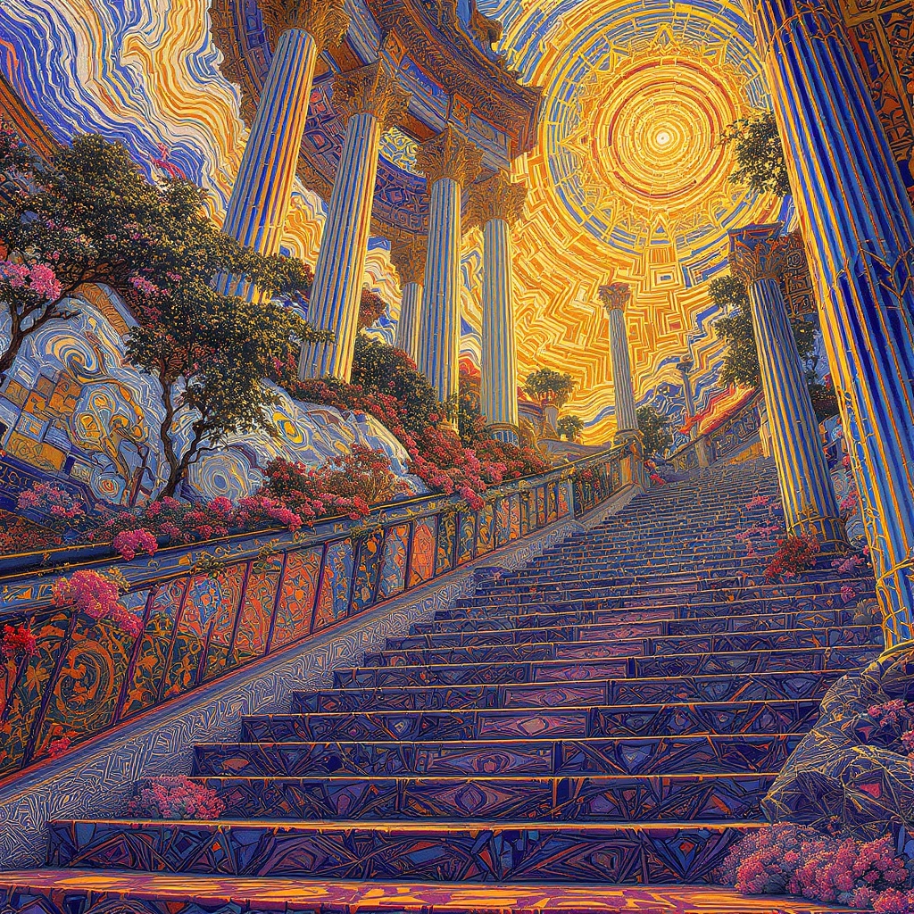 Led Zeppelin's Stairway Art