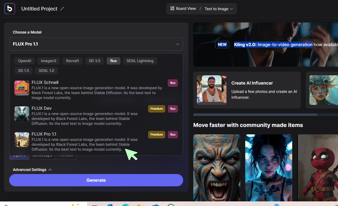 Step 2: Specify your colour preferences