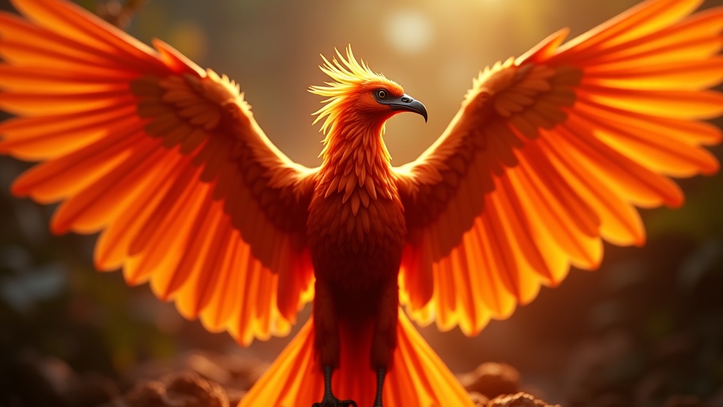 Generated Phoenix Bird