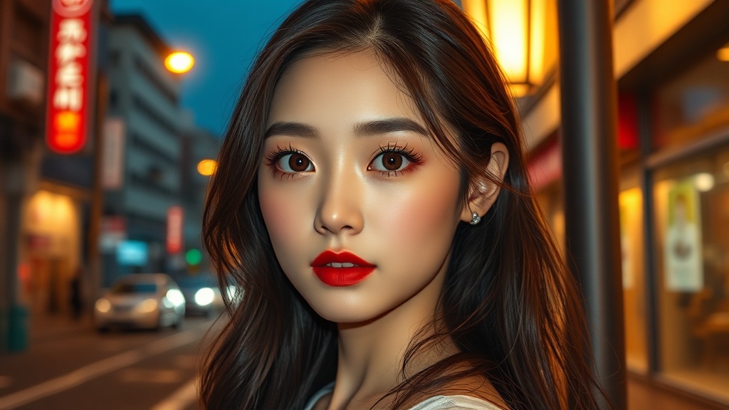 Radiant Korean Woman, Artwork