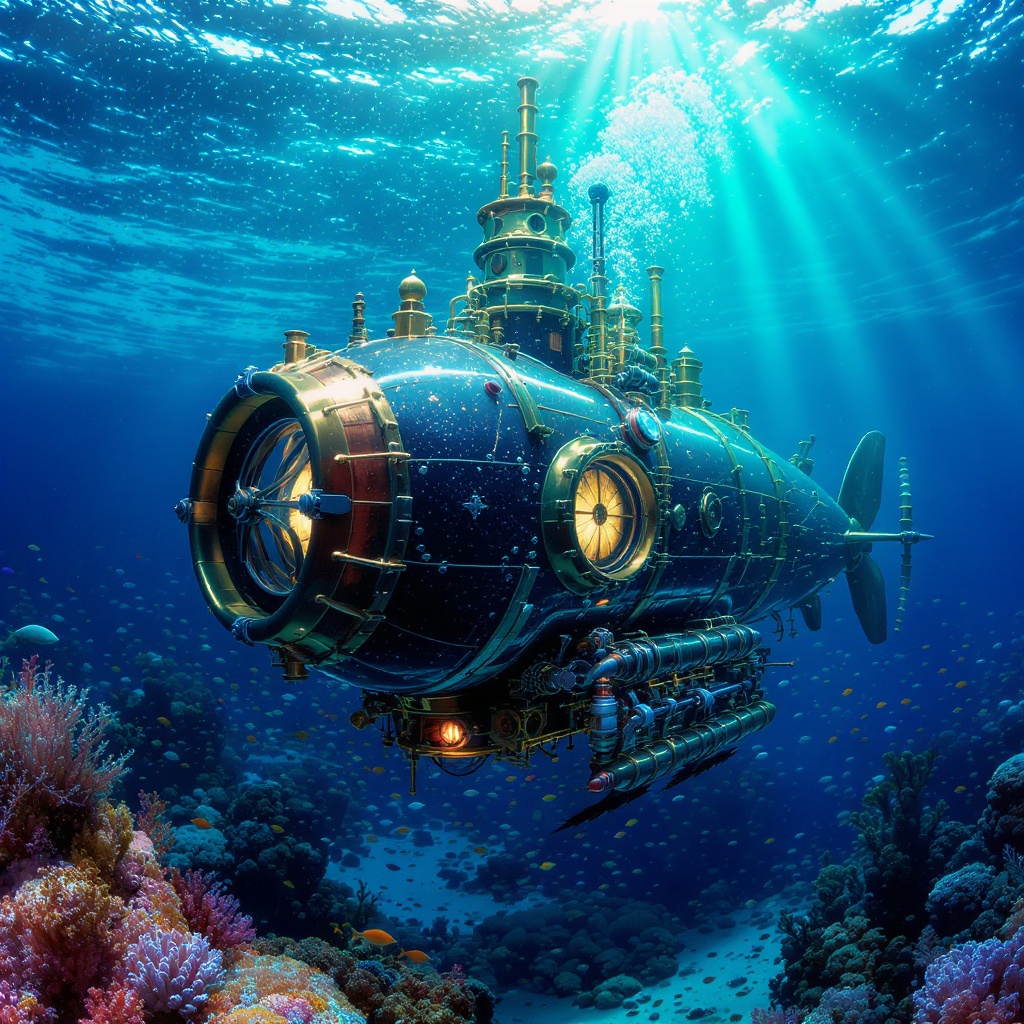 Underwater Wide Shot Artwork