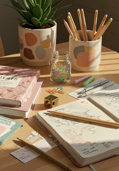 aesthetic school supplies