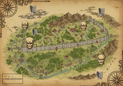attack on titan map