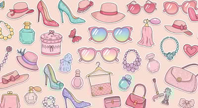 icon fashionista stickers