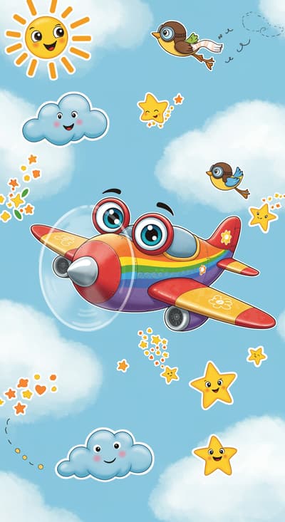 cartoon plane