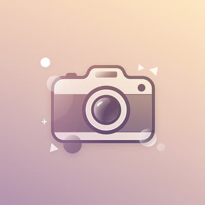 camera icon aesthetic