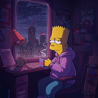 sad bart pfp