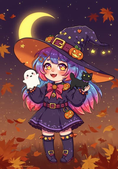 halloween pfp anime