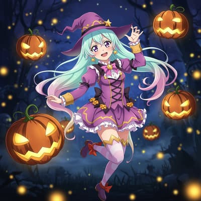 anime halloween pfp