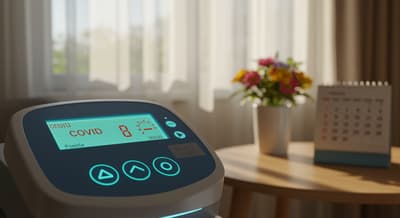 positive covid test picture