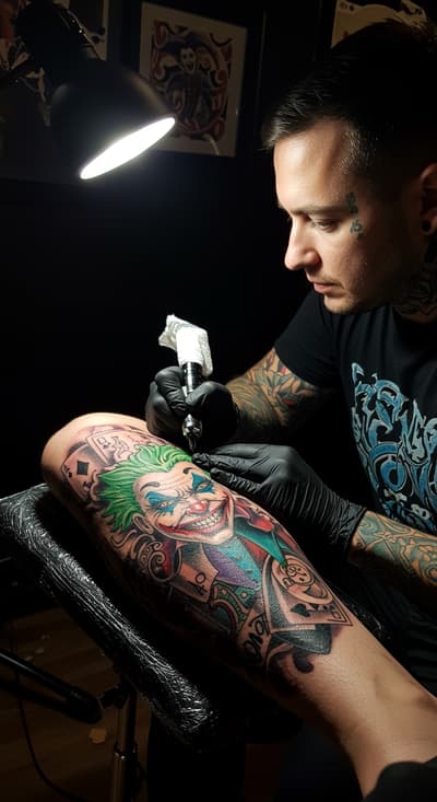 joker tattoo