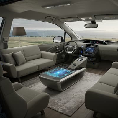 toyota prius interior