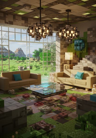 minecraft interior design ideas