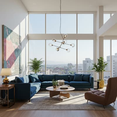 beautiful modern LA interior design