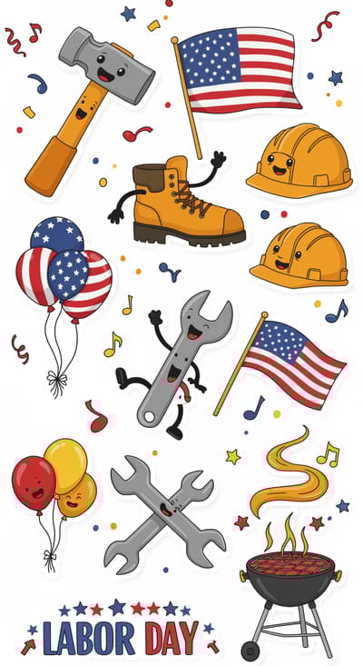 labor day clipart