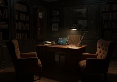 dark academia interior design