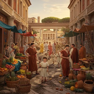 roman comic paintings