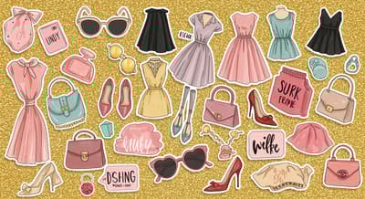 icon fashionista stickers no blur
