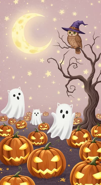 cute halloween wallpaper