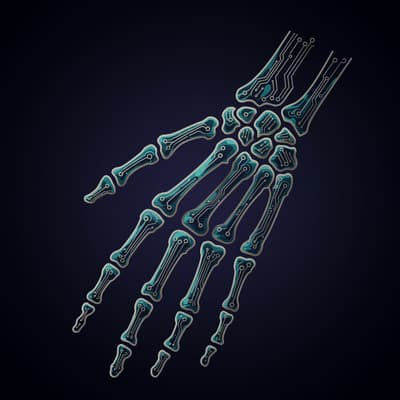 hand skeleton