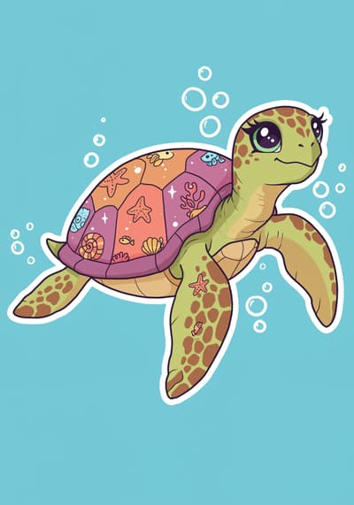 cartoon turtle