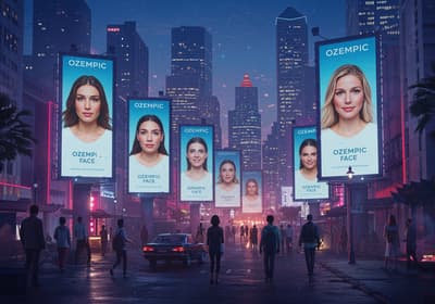 pictures of ozempic face