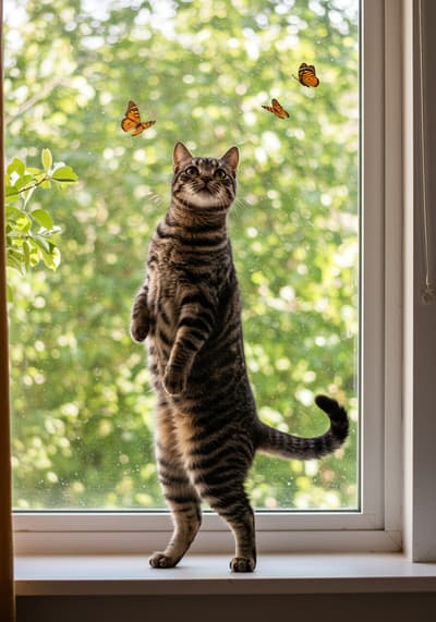 cat standing