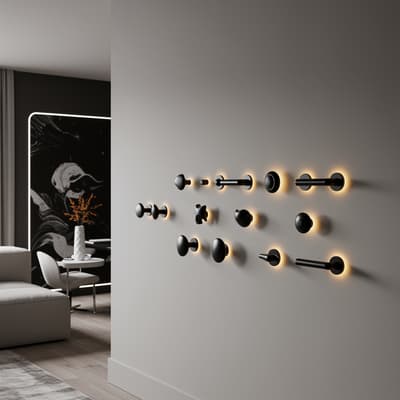 black interior door knobs