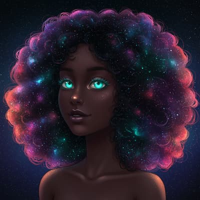 black anime girl pfp