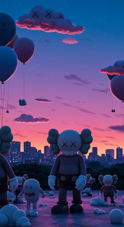 kaws wallpaper