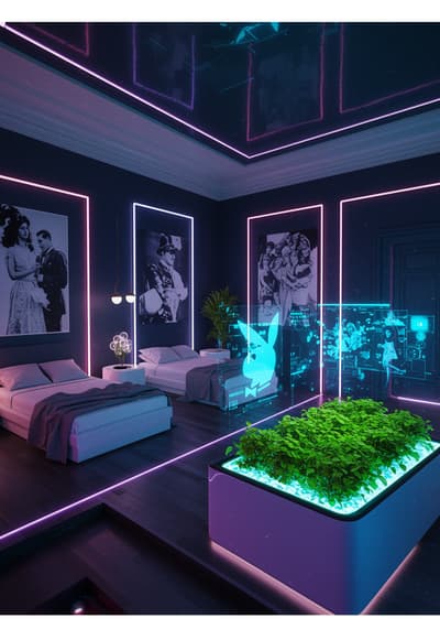 playboy mansion interior