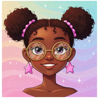 black girl pfp cartoon