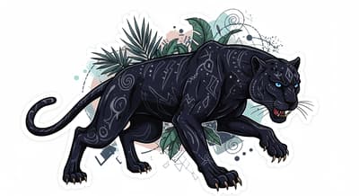 black panther tattoo