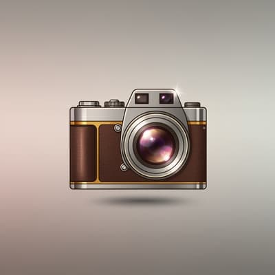 camera icon aesthetic