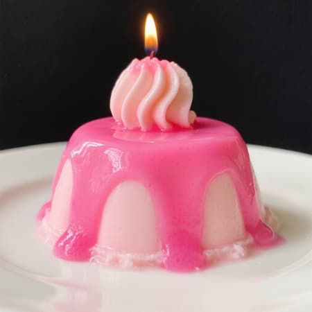 Bright Pink pudding